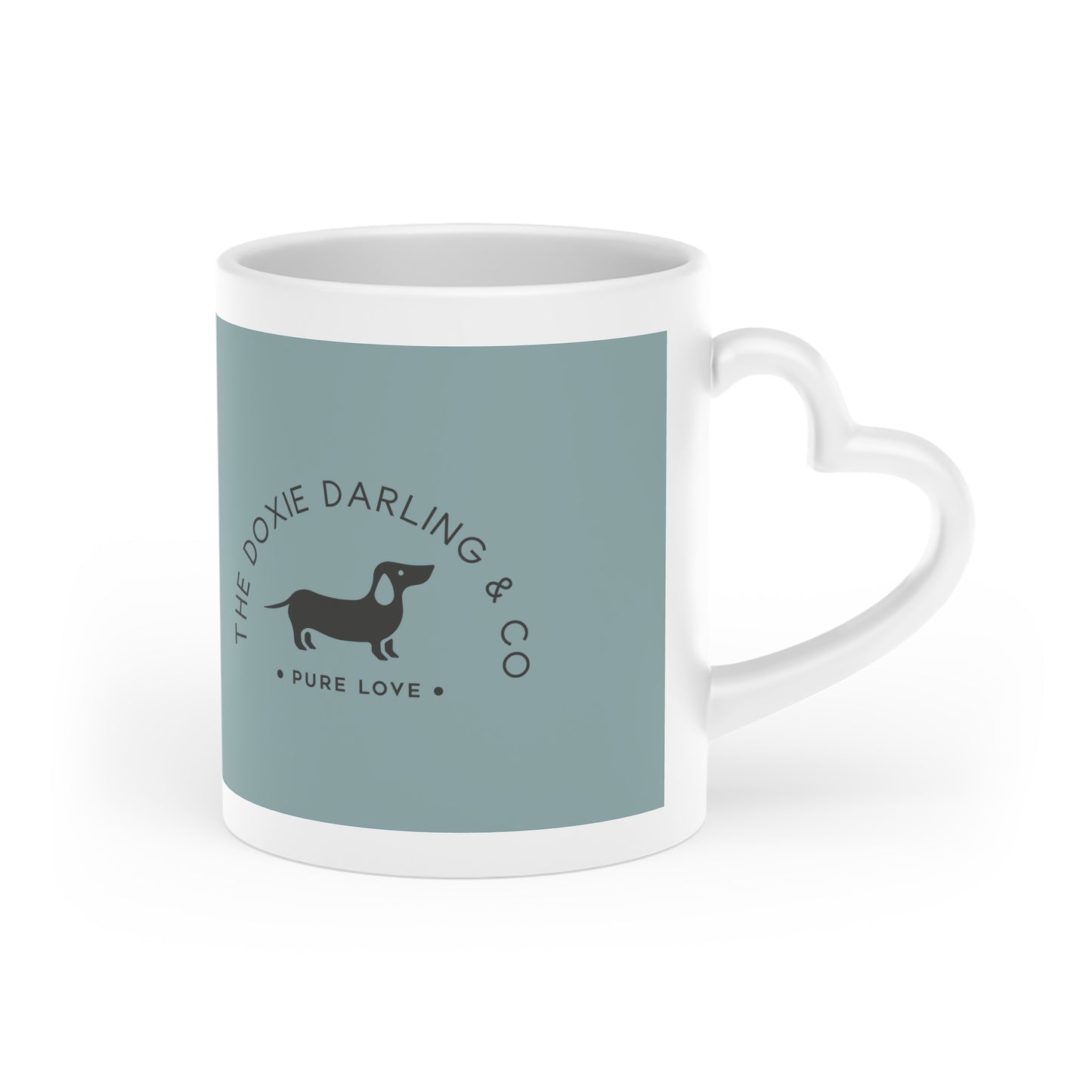 Doxie Collection Teal Coffee Mug