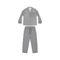 Darling Collection Grey Satin Pajamas Set
