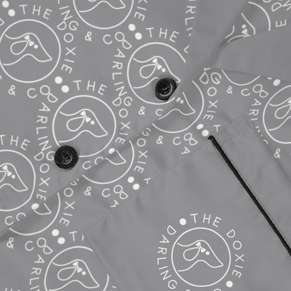 Darling Collection Grey Satin Pajamas Set