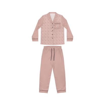 Darling Collection Pink Satin Pajamas Set