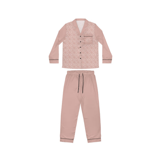 Darling Collection Pink Satin Pajamas Set