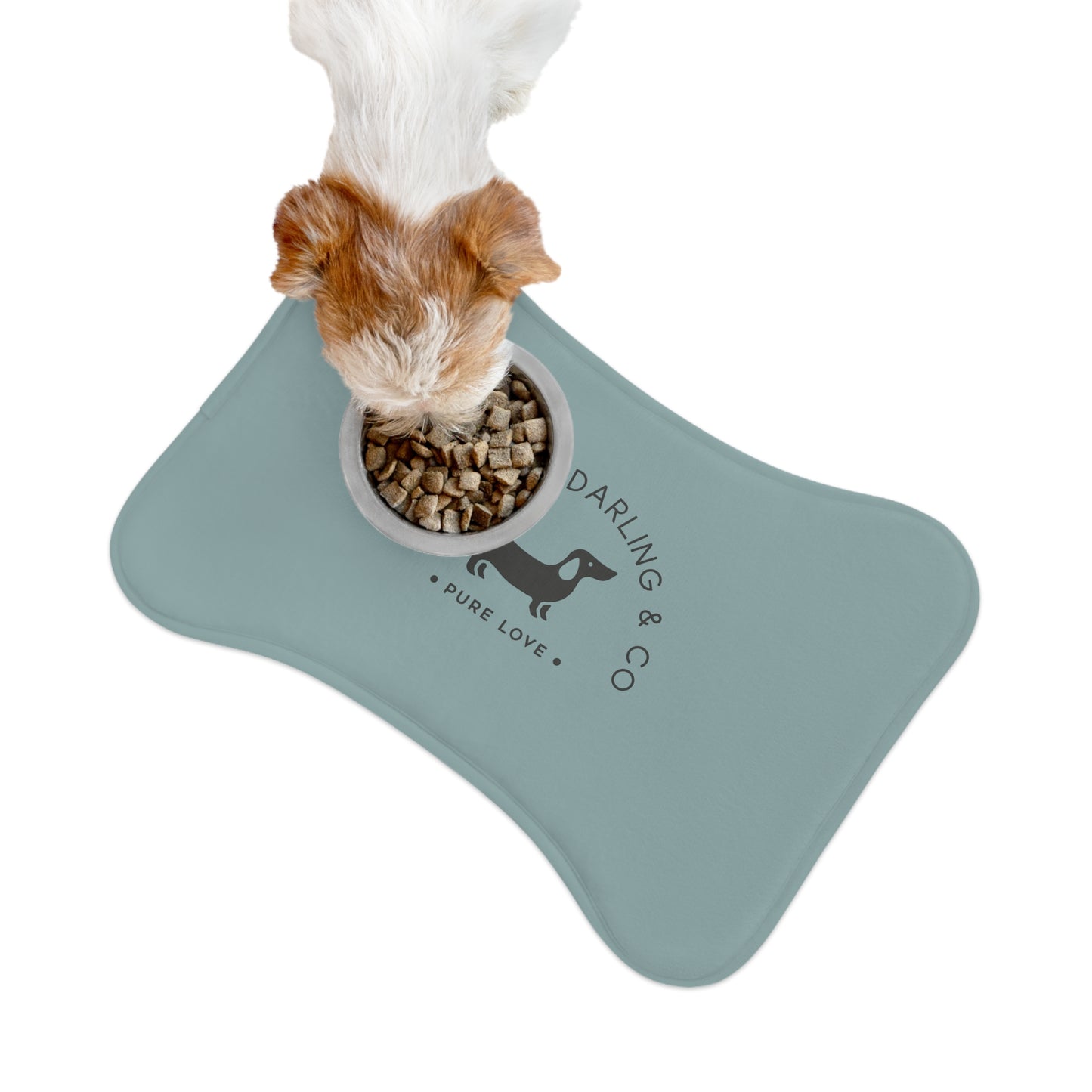 Doxie Collection Teal Feeding Mat