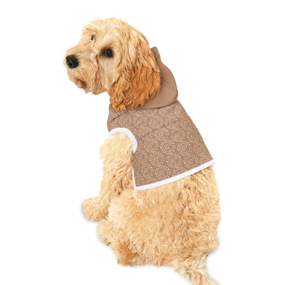 Doxie Collection Brown Pattern Pet Hoodie