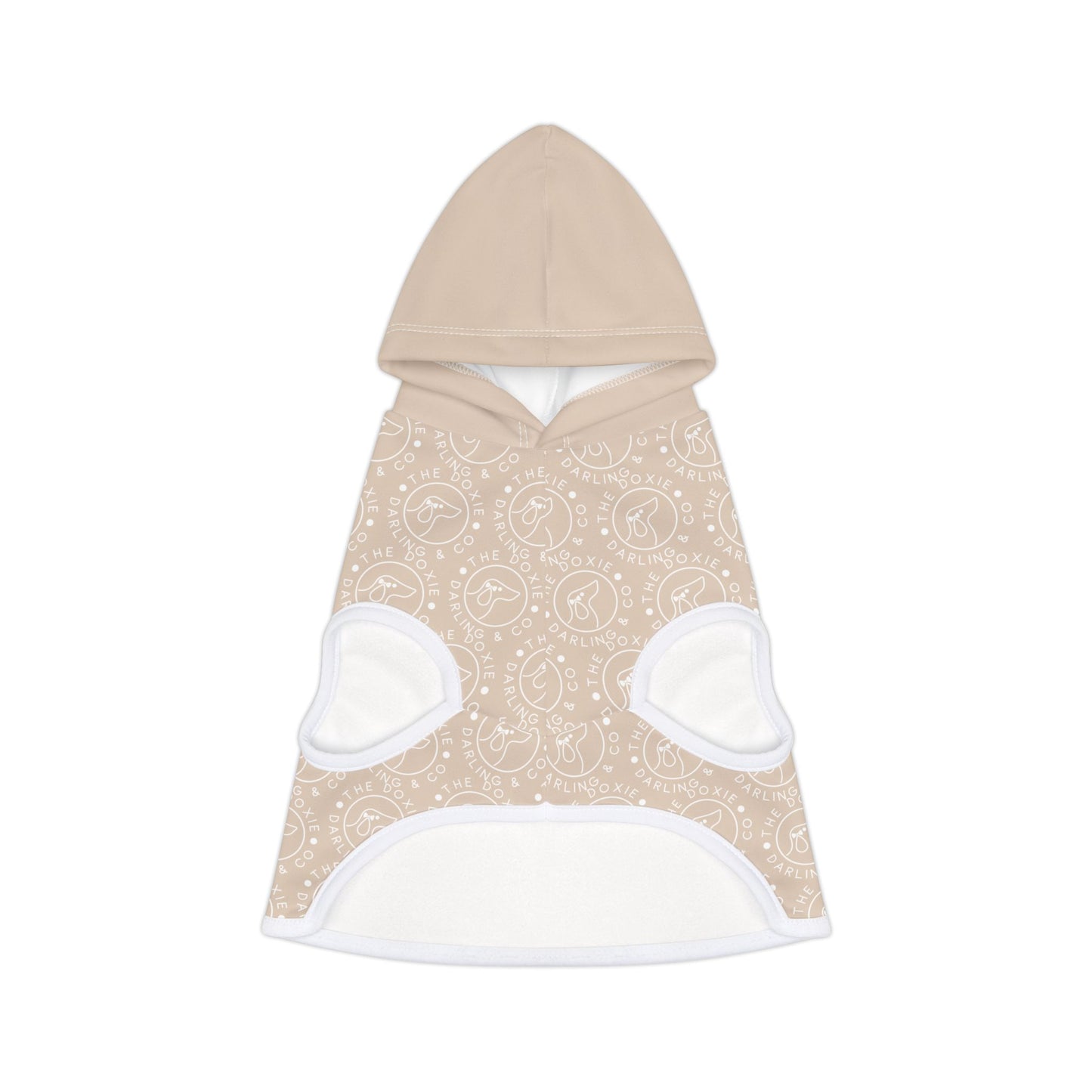 Darling Collection Cream Pattern Pet Hoodie