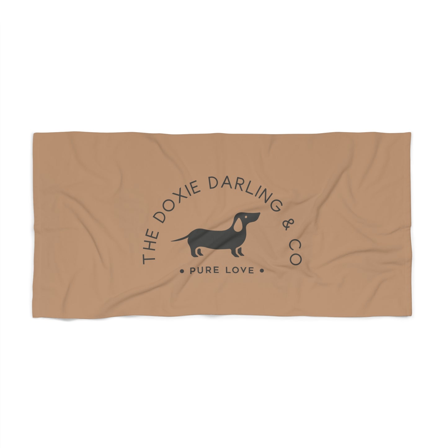Doxie Collection Brown Dog Towel