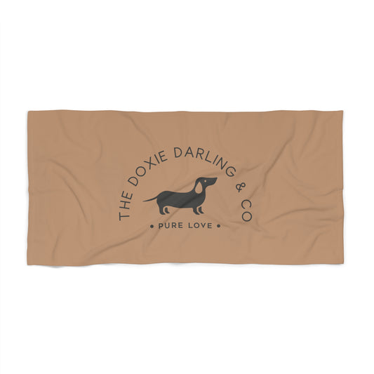 Doxie Collection Brown Dog Towel
