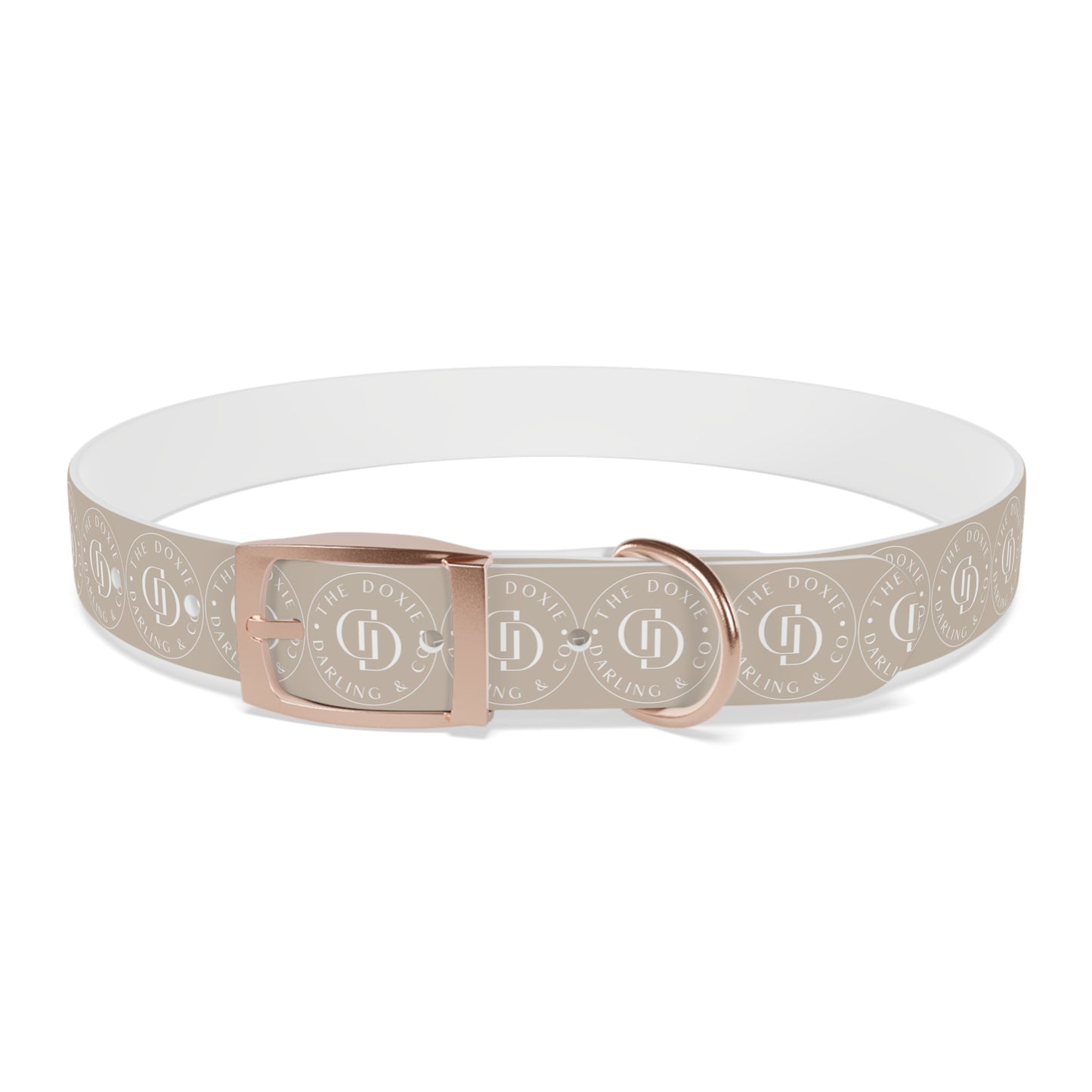 Darling Collection Cream Dog Collar
