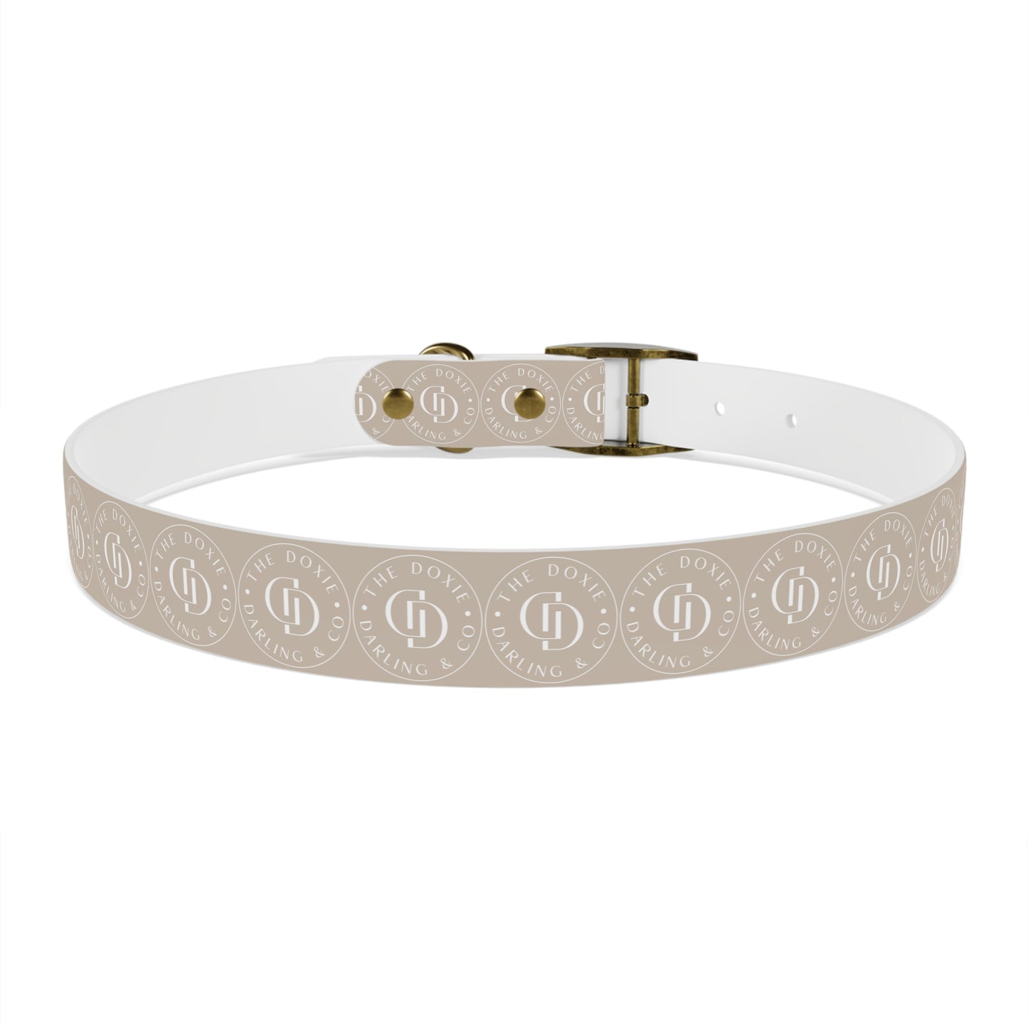 Darling Collection Cream Dog Collar