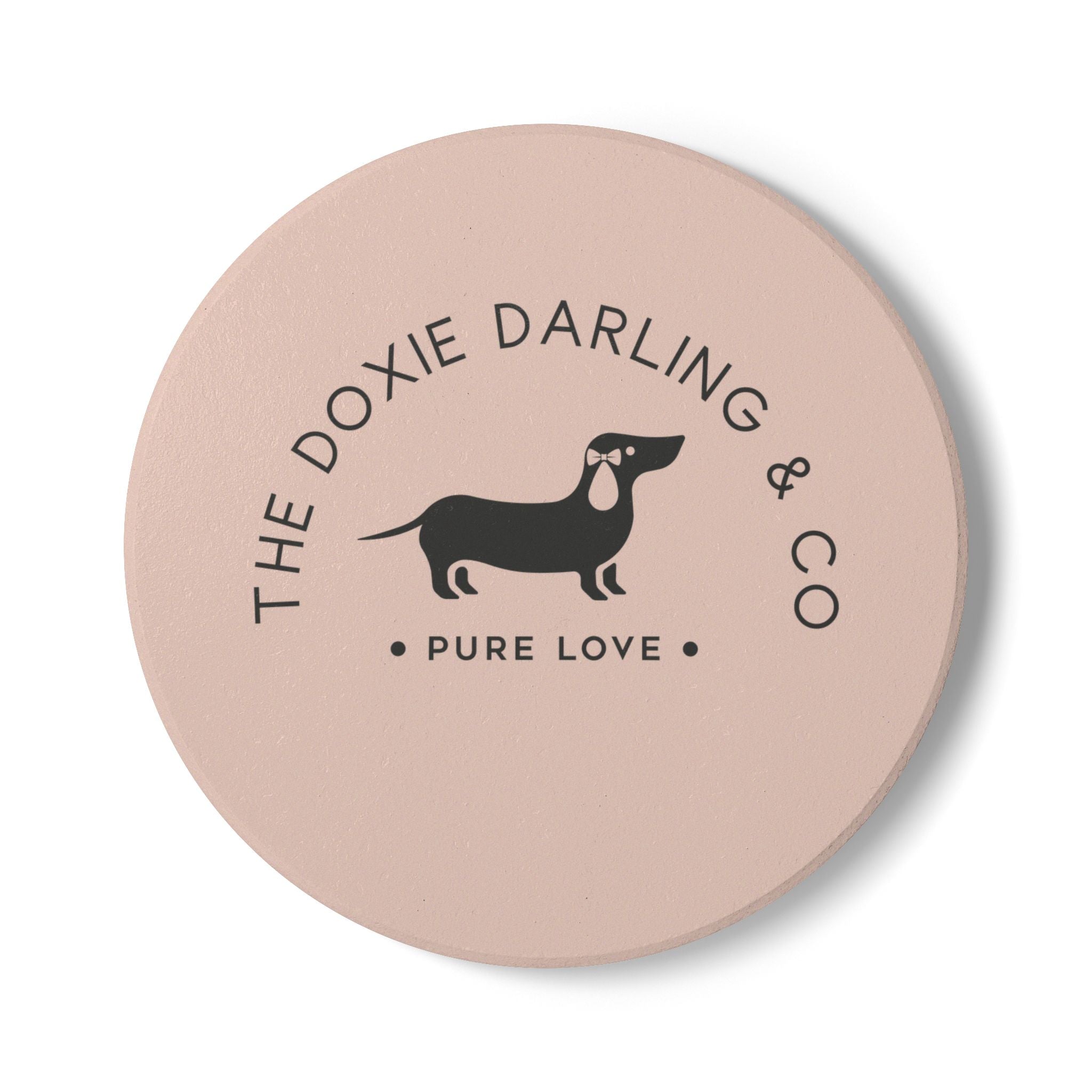 Darling Collection Ceramic Coaster – The Doxie Darling Co.