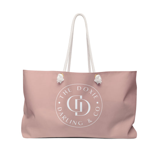The Doxie Darling & Co Rose Weekender Tote