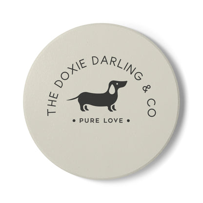 Doxie Collection Ceramic Coaster
