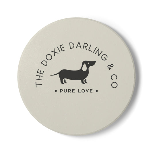 Doxie Collection Ceramic Coaster