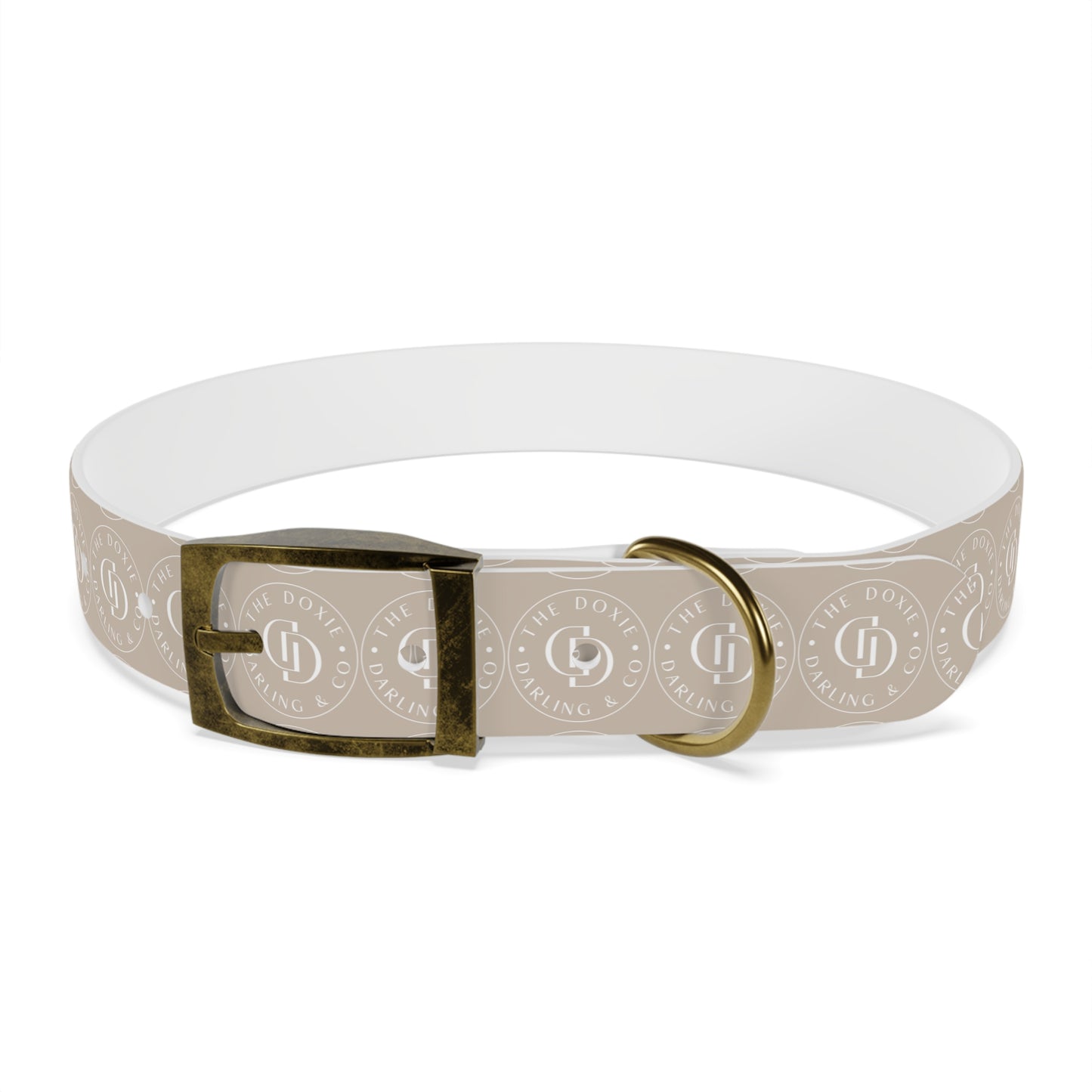Darling Collection Cream Dog Collar