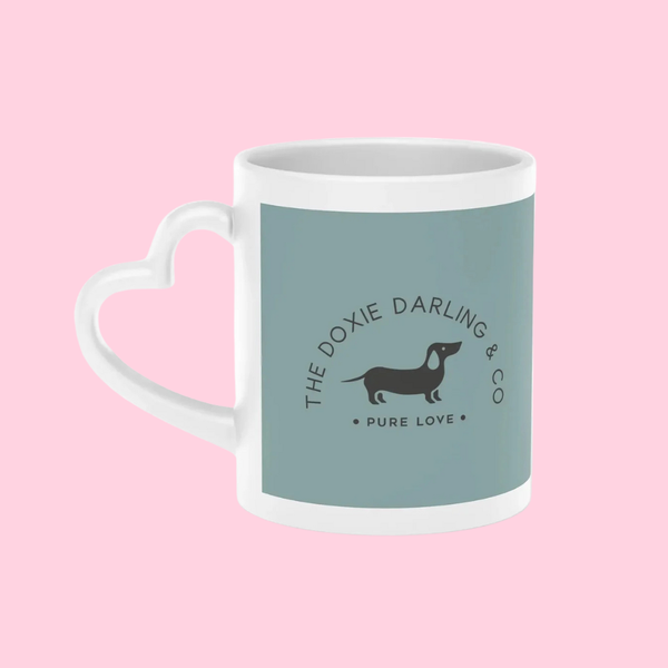 Doxie Collection Teal Coffee Mug