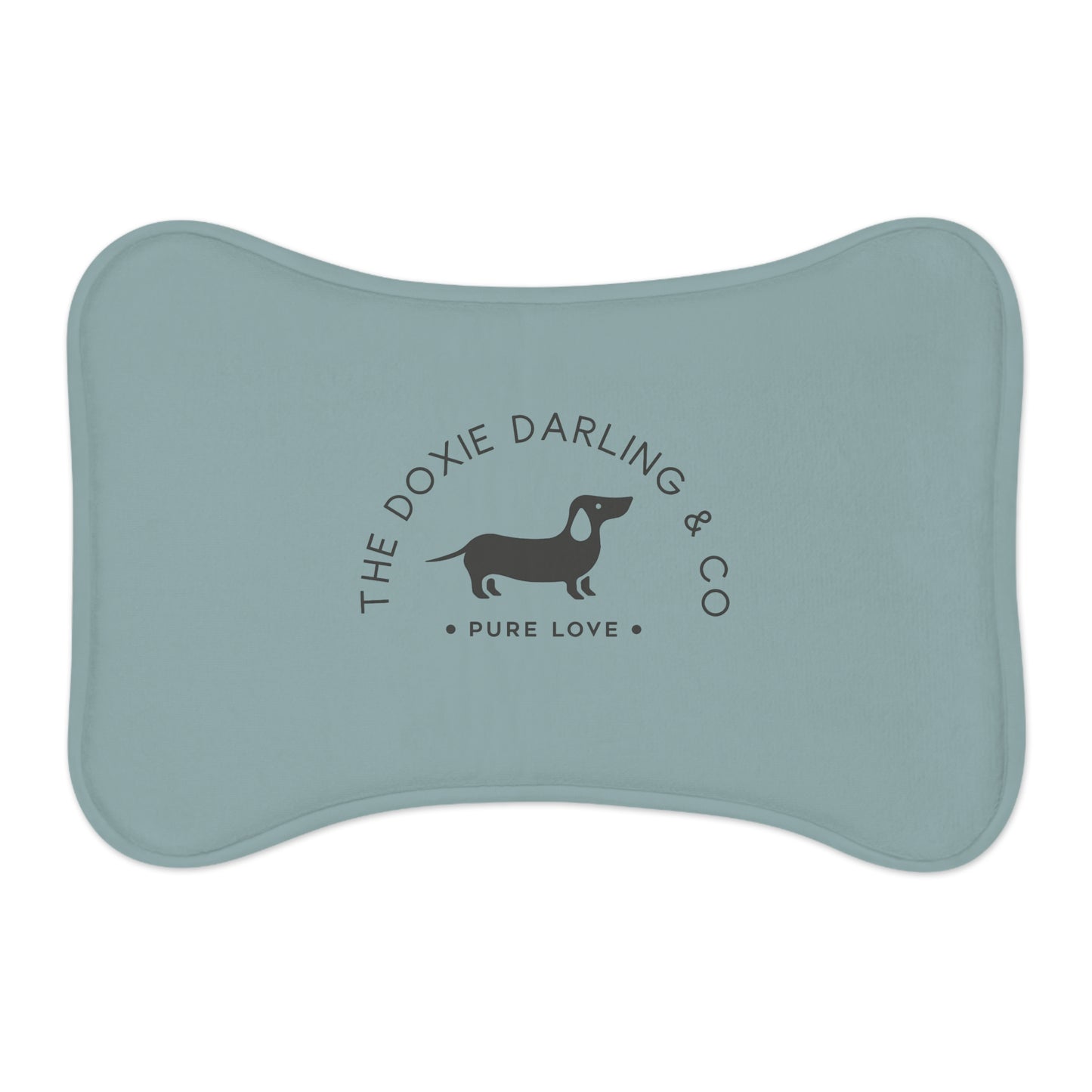 Doxie Collection Teal Feeding Mat
